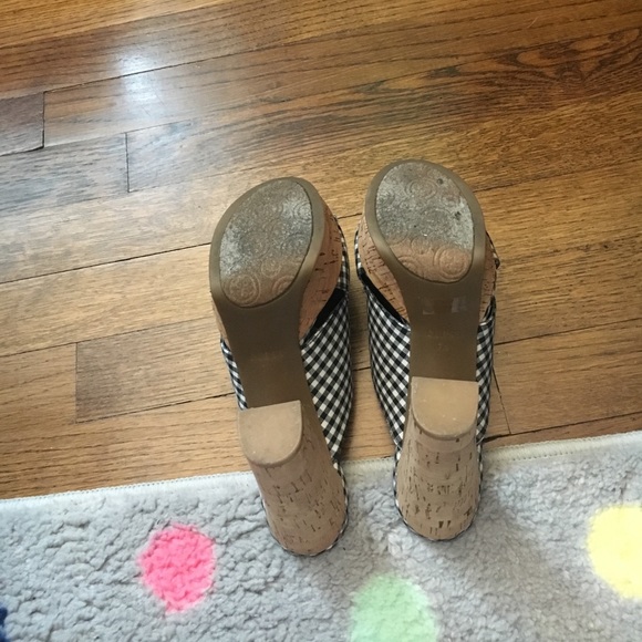 COPY - Guess wedges black and white checker design - Picture 4 of 4